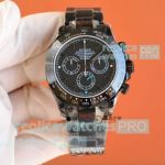 Swiss Grade Replica Rolex BLAKEN Daytona Replica Watch Black Venom Wrist_th.jpg